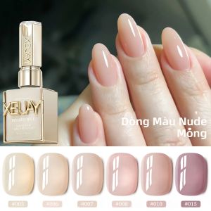 Bộ 6 Sơn Gel Chuyên Nghiệp Màu Trong Suốt Mềm Mại Tinh Tế Sang Trọng Với Các Chi Tiết Tinh Xảo Chất Liệu Acrylates/Carbamate Copolymer
