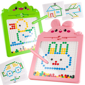 Magnetic Pen Drawing Board Puzzle Early Education Concentration Training Writing Board Magnetic Chessboard Childrens Toys