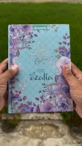 Al Quran Wanita Custom Nama Azalia Hard Cover Terjemah Tajwid Warna Bonus Buku Dzikir Pagi Petang