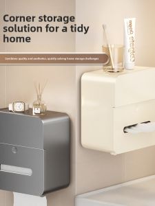 WEIMEIYUAN | Kệ Đựng Hộp Giấy Tissues Treo Tường Không Cần Khoan
