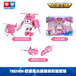 Audi Double Drill Superhero Transforming Robot Toys for Kids Princess Sasha Doll Construction Vehicle Changeable Machine