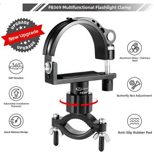QIZHOU | Universal Multifunctional Aluminum Alloy Flashlight Bracket