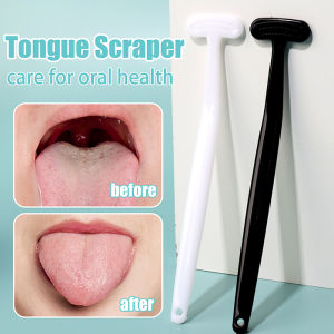 【Grilrigrin】2Pcs/Set Tongue Scraper Cleaners Reusable Oral Health Cleaning Brush Hygiene Care Toothbrush Mouth Fresh Breath Scraping