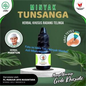Tunsanga Untuk Telinga Congek / Kuping Berbunyi / infeksi Kuping/obat telinga ber air dan bau/obat telinga tuli budeg/obat telinga berdengung ampuh/obat kuping kotoran keras anak/obat kuping keluar cairan bau
