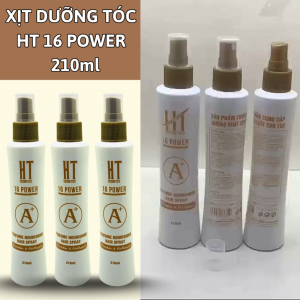 Xịt Dưỡng Tóc  HT 16 POWER A+ 210ml  bảo vệ tóc khỏi các tác động nhiệt độ cao như máy kẹp máy sấy tóc tia UV .