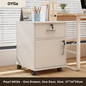OYIla | Drawer Mobile Storage Lockable Side Cabinet