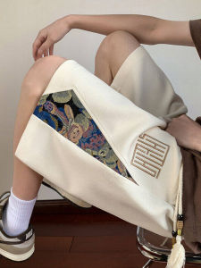 Quần Short Nam American Pineapple Pattern Dáng Rộng in Hình Gấu Mùa Hè Quần Thể Thao Thường Ngày Cạp Vừa Dài Năm Inch