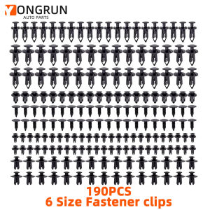 YONGRUN 190PCS Automotive Plastic Clip Kit Automotive Decorative Panel Clip Hybrid Body Bumper Rivet Automotive Fixing Clip