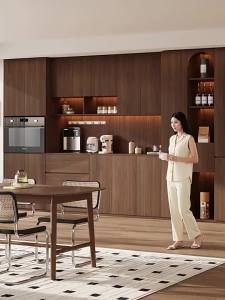 Retro Solid Wood Sideboard for Storage