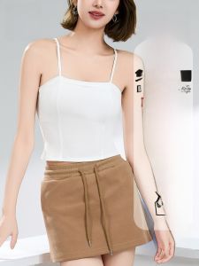 MiiOW | Áo ngực một mảnh MiiOW mùa hè đa năng có đệm ngực Áo lót nữ Kiểu dáng chống trượt Áo vest cổ chữ V màu trơn