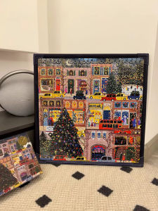 galison | Stress-Relief Healing Gift Adult Puzzle 500 Pieces with Gold Foil