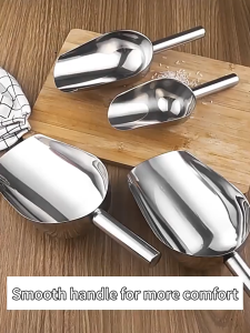 Food Shovel Ice Shovel Soybean Shovel Rice Shovel Crushed Shovel Scooper Kitchen Stainless Steel Shovel