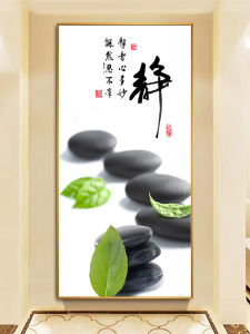 Chinese Style Wall Decals Self Adhesive Door Stickers 3D Wall Mural Bedroom Decorative Art Stickers PVC Material Landscape Pattern