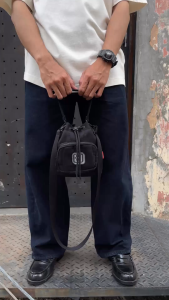 HEADS - Heads+ Quilted Bucket Bag Black | Tas Slempang Pria/Wanita