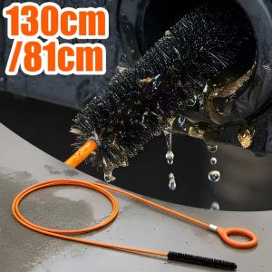 2PCS Car Sunroof Drain Hole Cleaner Flexible Dredge Brush Long Pipe Unclogger Tool for Auto Trunk Wiper Refrigerator Outlet