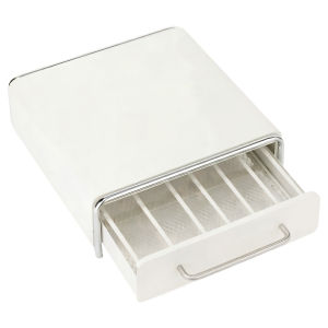 1-Tier Coffee Pod Holder Easy To Clean Coffee Maker Machine Stand Rustproof for Home Office Hotel Kitchen Counter