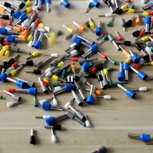 200Pcs Electric Wire Conector Crimp Connectors Wire Ferrule Terminal Connector Cable Terminals End Crimps Insulated Assortment