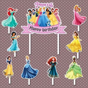 Topper cake Princess hiasan kue ulang tahun happy birthday