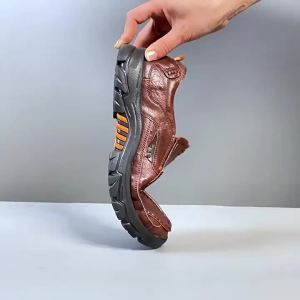 1.13 Giày da nam mùa hè cao cấp Wenzhou đa năng thời trang giày slip-on thoải mái cho người lớn