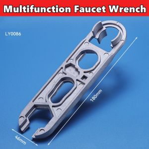 Multifunction Faucet Wrench Professional Heavy Duty SpannerKitchen Sink Aerator Removal Tool Showerhead Disassembly Maintenance