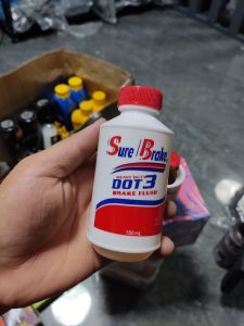 Sure Brake DOT3 Brake Fluid 150ml Heavy Duty