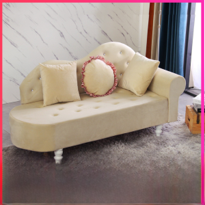 Simple Affordable Luxury Single European Style Lazy Style Bedroom Beauty Couch Living Room Mall Clothing Shop Small Sofa Leisure Lying Chair