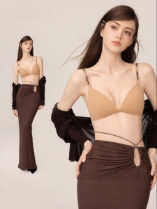 Miss Curiosity | Summer Thin Design Large Chest Slimming Seamless Wire-Free Bra