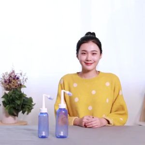 OXO Bình Rửa Mũi Yoga   Muối Rửa Mũi   Chai Xả Mũi Van Tay Tự Động Cho Người Lớn Và Trẻ Em  300ml Phiên Bản Tiếng Trung Và Tiếng Anh