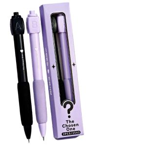Dice Answer Pen Black Technology Rotate Decompression Press Gel Pen Primary School Student Exam Learning Brush Pen ABCD Selection Difficult Creative Spring Pen Quick-Drying Smooth Black Pen Ballpoint Pen