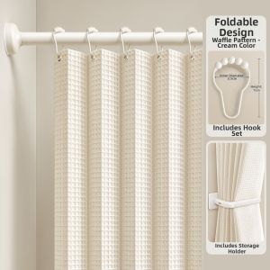 WEILAISHI | Waterproof Mold-Proof Wet and Dry Separation Bathroom Curtain