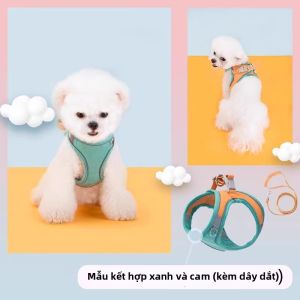 hipidog | Dây Dắt Chó Con Kiểu Áo Vest Chống Trốn Ở Ngoài Trời