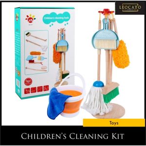 Childrens Cleaning Kit Pretend Play Cleaning Tools For Kids