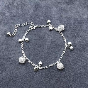 [HCM]Lắc tay nữ vòng tay chùm chuông mạ bạc 925 phong cách Hàn Quốc dễ thương