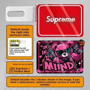 Honda NS150LA Motorcycle Rear License Plate Frame Sub-plate Personalized Warning Decorative Modification Accessories Stainless Steel