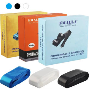 EMALLA Tattoo Clip Cord Covers Disposable Tattoo Clip Cord Sleeves Covers Protection Bags for Tattoo Machine Covers Accessories