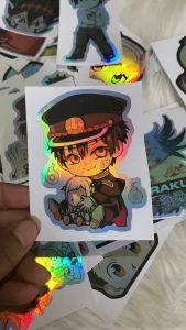 Stiker Hologram Houkago Shounen2 Ukuran 8 cm