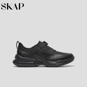 Rotating Buckle Lightweight Thick Sole Mens Casual Sneaker
