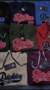 Jaket Hoodie Anak DICKIES Cream Bordir Premium Quality Anak Laki Laki Perempuan Bahan Tebal