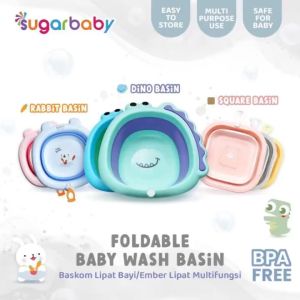 Sugar Baby Foldable Baby Wash Basin Baskom Lipat Bayi.mp4