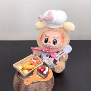 Bộ Trang Phục Đầu Bếp Dễ Thương Cho Búp Bê Cotton 10cm Bộ Trang Phục Thay Đổi Sáng Tạo Phụ Kiện Mũ Bộ Đồ Chơi Búp Bê