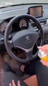 Car Interior Cleaner Foam Spray 650ML with Brush Head for Dashboard Door Panel Seats Upholstery and Household Surfaces