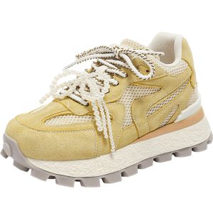 Agsdon | Thick Sole Heightening Casual Womens German Army Trainer Sneakers