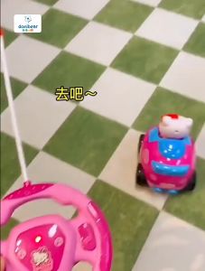 Hello Kitty Remote Control car with Sound light toycar Vehicle Wireless for girls Vibrato Music Electric RC car