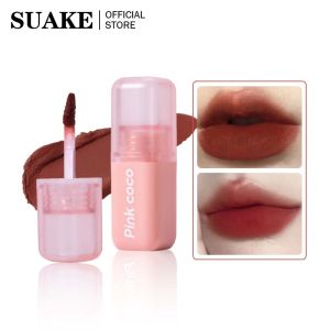 SUAKE Peach Cream Lip Gloss Matte No Fading Waterproof Lasting Lip Clay 5 Color