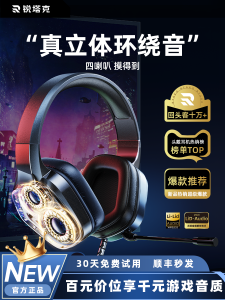 RTAKO Headset Gaming Earphones Overhead Style for Notebook And Desktop Computer Professional Esports Headset with Microphone