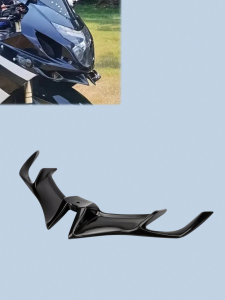 สปอยเลอร์หน้าทรงปีกเป็ดสำหรับมอเตอร์ไซค์ ลิ้นแอโรไดนามิก ABS (ซูซูกิ/ฮอนด้า/ยามาฮ่า/บีเอ็มดับเบิลยู/ไทรอัมพ์/ฮาร์เลย์-เดวิดสัน) สำหรับรถแข่ง