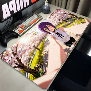 Bandai | Mouse Pad Anime Chainsaw Man Makima Mousepad Non-slip Suitable for Office Computers Laptops E-sports Game Desk Mats XXL Keyboard