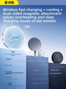 SAMTOGO | Dual Side Magnetic Fast Charging Phone Cooler 25W