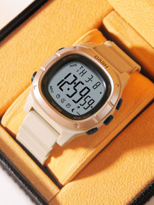 2025 New Unicorn Electronic Watch for Girls High School Students Sports High Aesthetic Childrens Youth Style Square Silicone Strap