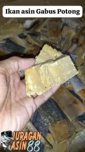 COD ikan asin gabus potong super 1kg murah bayar di tempat